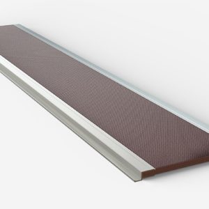 Single piece ply roof platform with aluminium side channels - 3000mm long VL254/3000